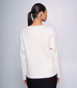 Кардиган #КТ7267, молочный