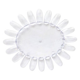 Kristaller Палитра-ромашка для лаков, прозрачная, 20 цветов  фото 2