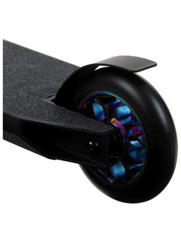 Самокат трюковой GRAFFITI Electric 24, колёса PU 100 мм, SCS компрессия, ABEC 9 Chrome, черный