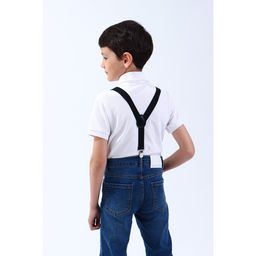 Подтяжки детские, ширина 2.5 см, цвет чёрный - Simaland фото 2
