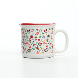 Кружка керамическая новогодняя Merry Christmas, Микки Маус и друзья, 250 мл