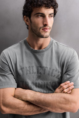CAMISETA ALGOD?N TRAINING / Gris antracita - Zara фото 5