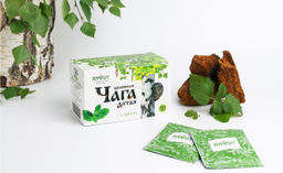 Чайный напиток целебная ЧАГА Алтая с МЯТОЙ Алфит 7807