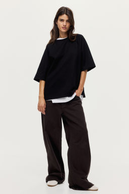 Camiseta interlock oversize - H&m фото 3