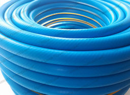 Шланг ТЭП AQUA FORCE синий с желтой полосой 3/4 (50м) (250гр)