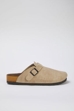 Trendyol Shoes Bej Tokal? Erkek Sabo Terlik TAKSS25TE00008 - Trendyolmilla фото 4