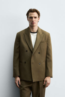 LIMITED EDITION DOUBLE-BREASTED SUIT BLAZER - Zara фото 2