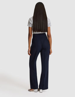 Lacivert Flare Fit Kuma_ Pantolon