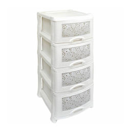 Комод 4-секц.БЕЗ ДЕКОРА "Плетенка", "Ромашка", "Орнамент", "Ажур" арт. 0354/26/21/406/401