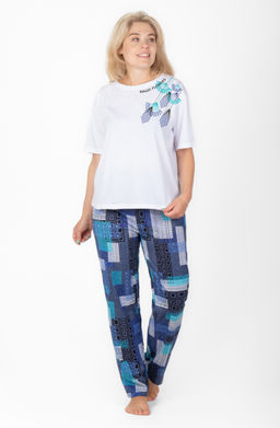 Костюм Рассвет К-290 (46-62) кулирка - Лотос фото 4