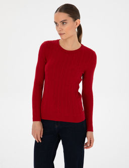 K_rm_z_ Extra Slim Fit _rg_ Desenli Kazak