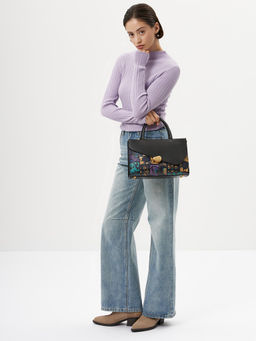 Сумка ELEGANZZA Z171-0701 black/multicolor