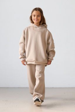 Брюки утепленные карго, нюд - Inzibe фото 16