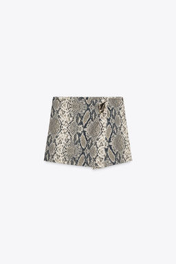 ASYMMETRIC SKORT WITH APPLIQUE - Zara фото 5