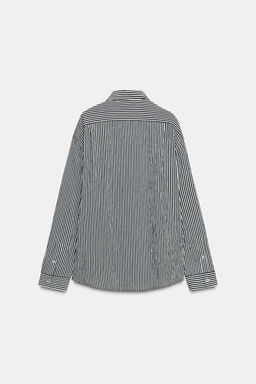 STRIPED FLOWING SHIRT ZW COLLECTION - Zara фото 6