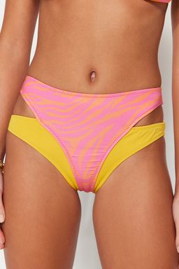 Zebra Desenli Cut Out Detayl? Bikini Alt? TBESS22BA0303 - Trendyolmilla фото 4