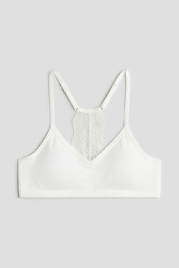 Crop top con detalle de encaje - H&m фото 2