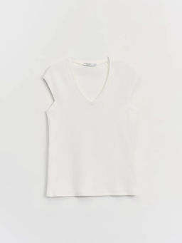 Футболка из хлопка с рукавом реглан / Zarina  фото 7