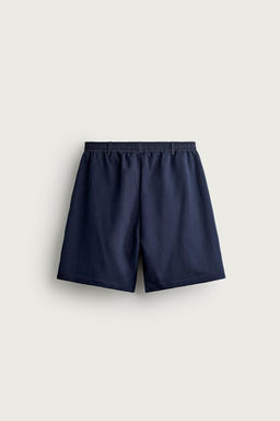 BERMUDA JOGGER CINTURA COMBINADA / Marino - Zara фото 8