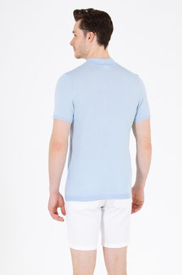 Мужской голубой свитер - U.s. polo assn фото 5