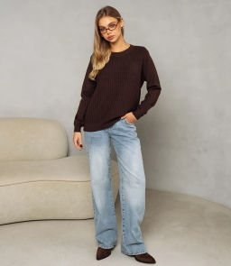 Джемпер #КТ24069, шоколадный - Dommod фото 4