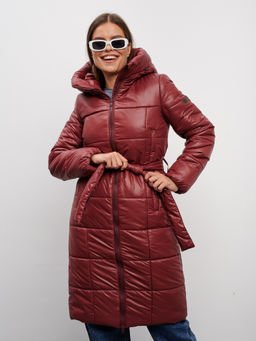 Полупальто зимнее Вумен бордо
