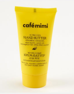 КАФЕ КРАСОТЫ le Cafe Mimi Крем-баттер д/рук Питательный Витаминный коктейль 50мл туба желт.
