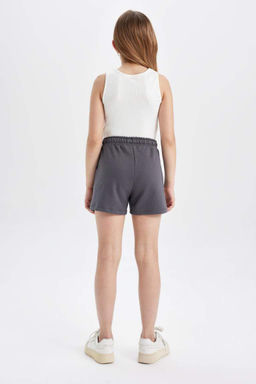 Шорты из двух частей с принтом для девочек - Defacto фото 10