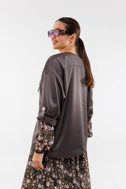 Бомбер AMORI 2163 графит  фото 2