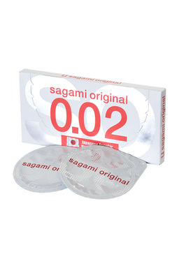 Презервативы Sagami, original 0.02, полиуретан, ультратонкие, гладкие, 19 см, 5,8 см, 2 шт.  фото 4