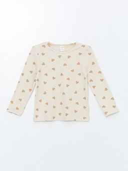 Bask?l? Uzun Kollu K?z Bebek Ti??rt 3l? - Waikiki фото 3