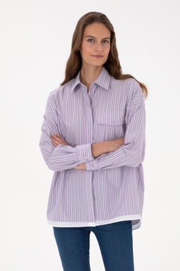 Kad_n Mor _izgili Uzun Kollu G_mlek - U.s. polo assn фото 3