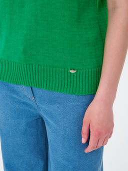 Футболка поло вязаная - Stilla фото 6