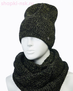 55400 Комплект женский (колпак+снуд) (56-58)