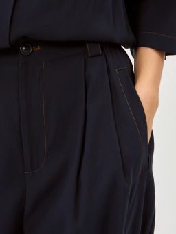 Брюки женские 12521-36052 navy blue