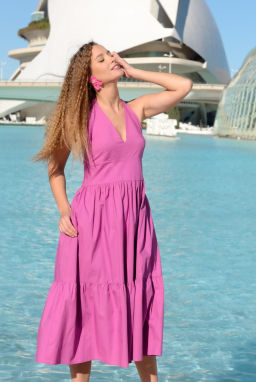 4054 EF-CS pink Сарафан