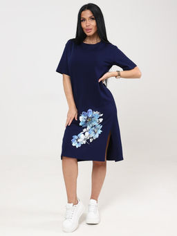 IV-CAPRIZ Антуриум - туника чернильный