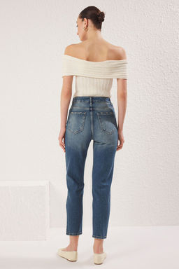 Mavi Yuksek Bel Mom Comfort Jeans TWOSS25JE00093 - Trendyolmilla фото 6