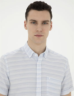 A__k Mavi Regular Fit K_sa Kollu G_mlek - Pierre cardin фото 2