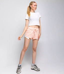 Шорты #КТ1234, персиковый