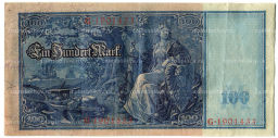 Банкнота 100 марок 1910 года Германия