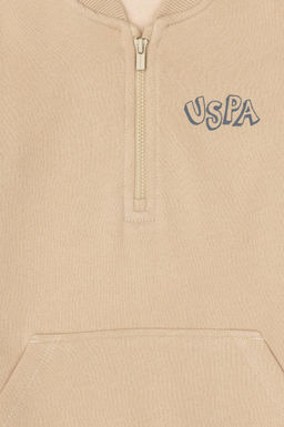 Толстовка песочного цвета для мальчика - U.s. polo assn фото 3