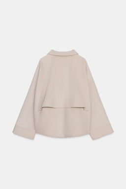 WOOL JACKET WITH ZIP ZW COLLECTION