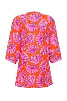 Su Alt? Desenli Dokuma %100 Pamuk Plaj Mini Elbise TBESS25EL00007