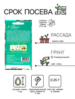 Цена за 3 шт. Семена Огурец Гардемарин F1 цв/п 0.25 г, скороспелый, партенокарпический, гладкий, салатный