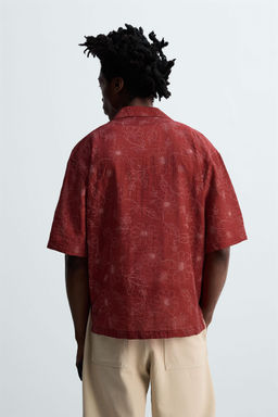 FLORAL TEXTURED SHIRT  OTIS KWAME KYE QUAICOE - Zara фото 11