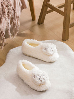 Hayvan Fig?rl? Pel?? Kad?n Panduf