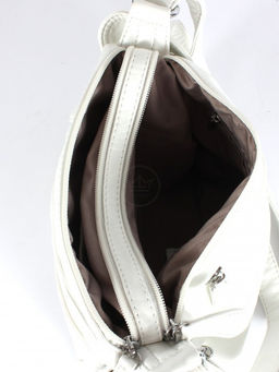 Сумка женская искусственная кожа Guecca-115, 2отд, плечевой ремень, белый SALE 264037 - Adelia фото 7