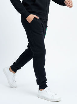 Брюки для мальчика штаны спортивные 22-7313 черный|зеленый - Mini maxi фото 3