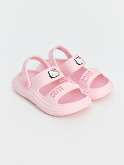 Hello Kitty Bask?l? K?z ?ocuk Sandalet